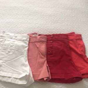 Lot of 4 pairs of LOFT shorts